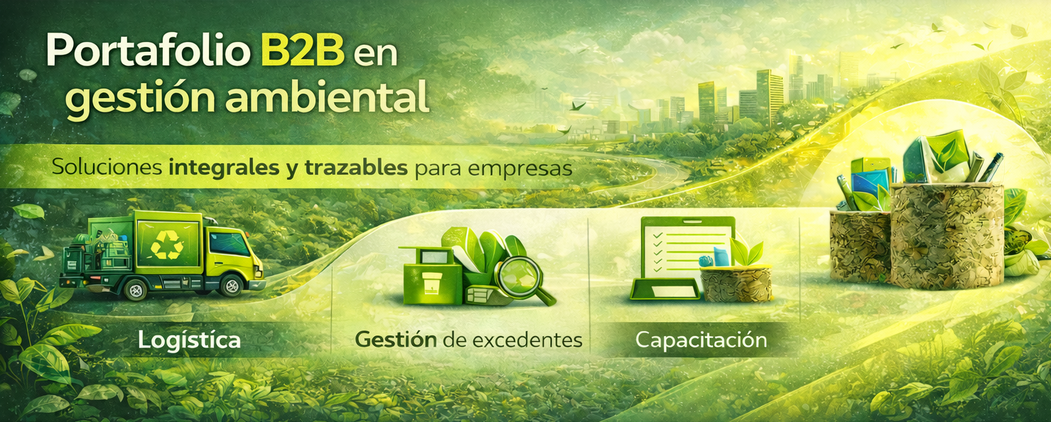 Portafolio B2B con trazabilidad e informes